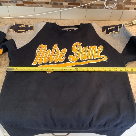 Notre Dame Vintage Sweatshirt Small Galt Sand - Picture 6 of 9
